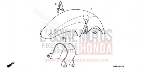 FRONT FENDER XL600VX de 1999